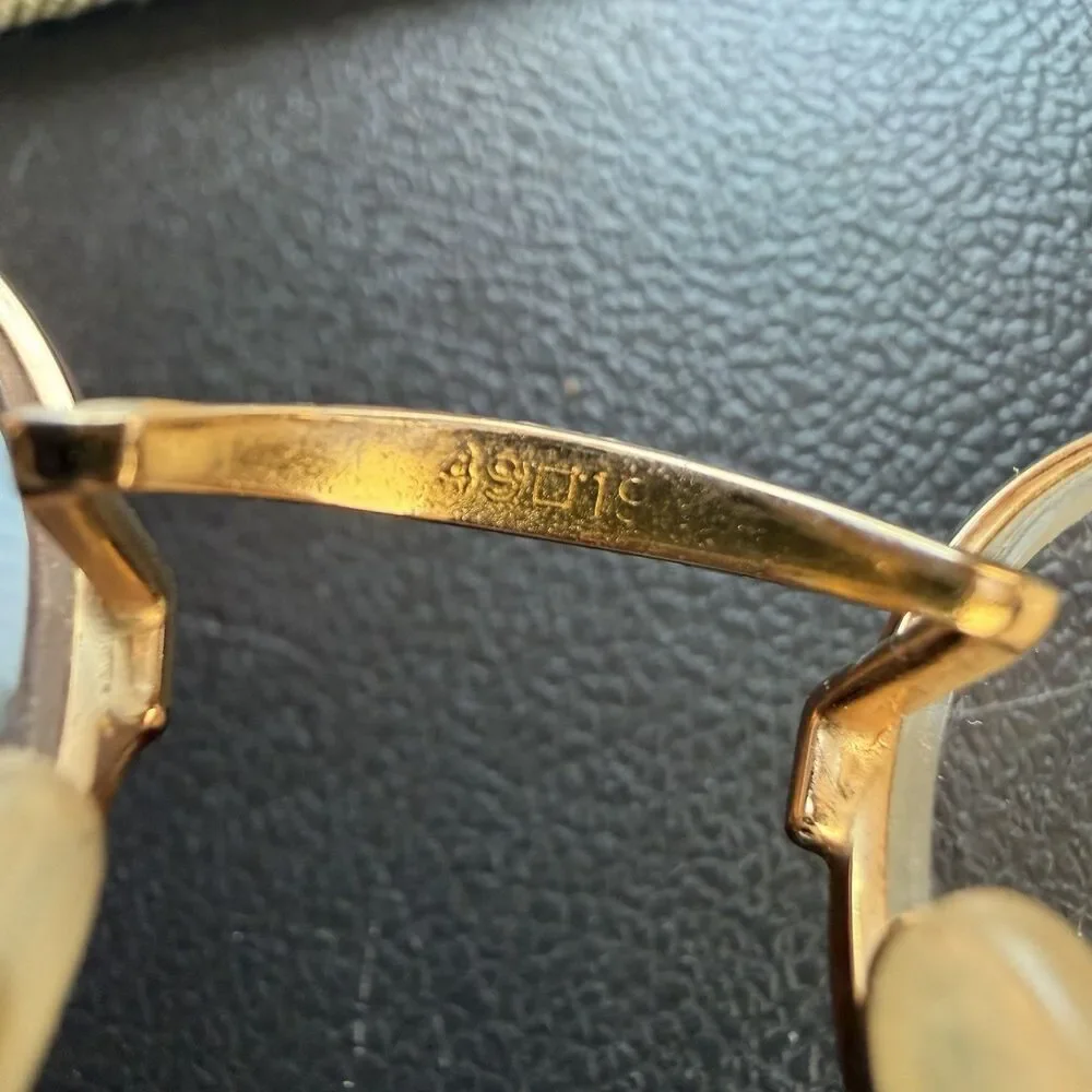 Vintage Polo Ralph Lauren Glasses Classic XVIII Deluxe 49-19-145 Round Tortoise
